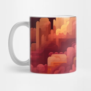 Pixel Art Repeating Pattern Mug